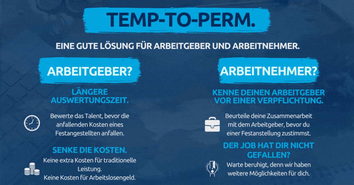 Temp to perm GERMAN Temp to perm GERMAN